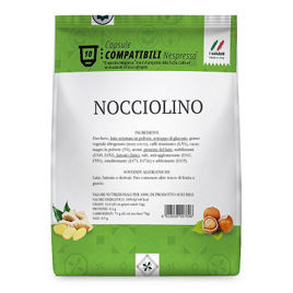 Capsule compatibili Nespresso nocciolino Toda Gattopardo confezione 10 pezzi