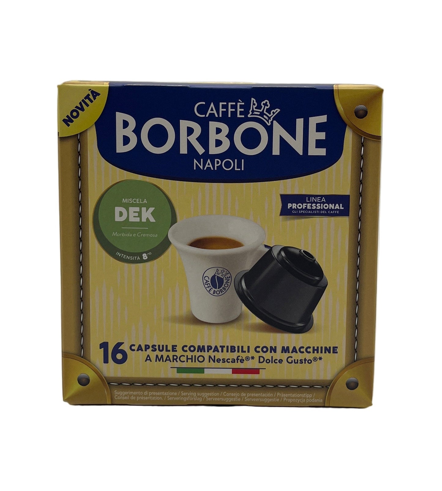 Borbone compatibili Dolce Gusto®* Decaffeinato 16 capsule