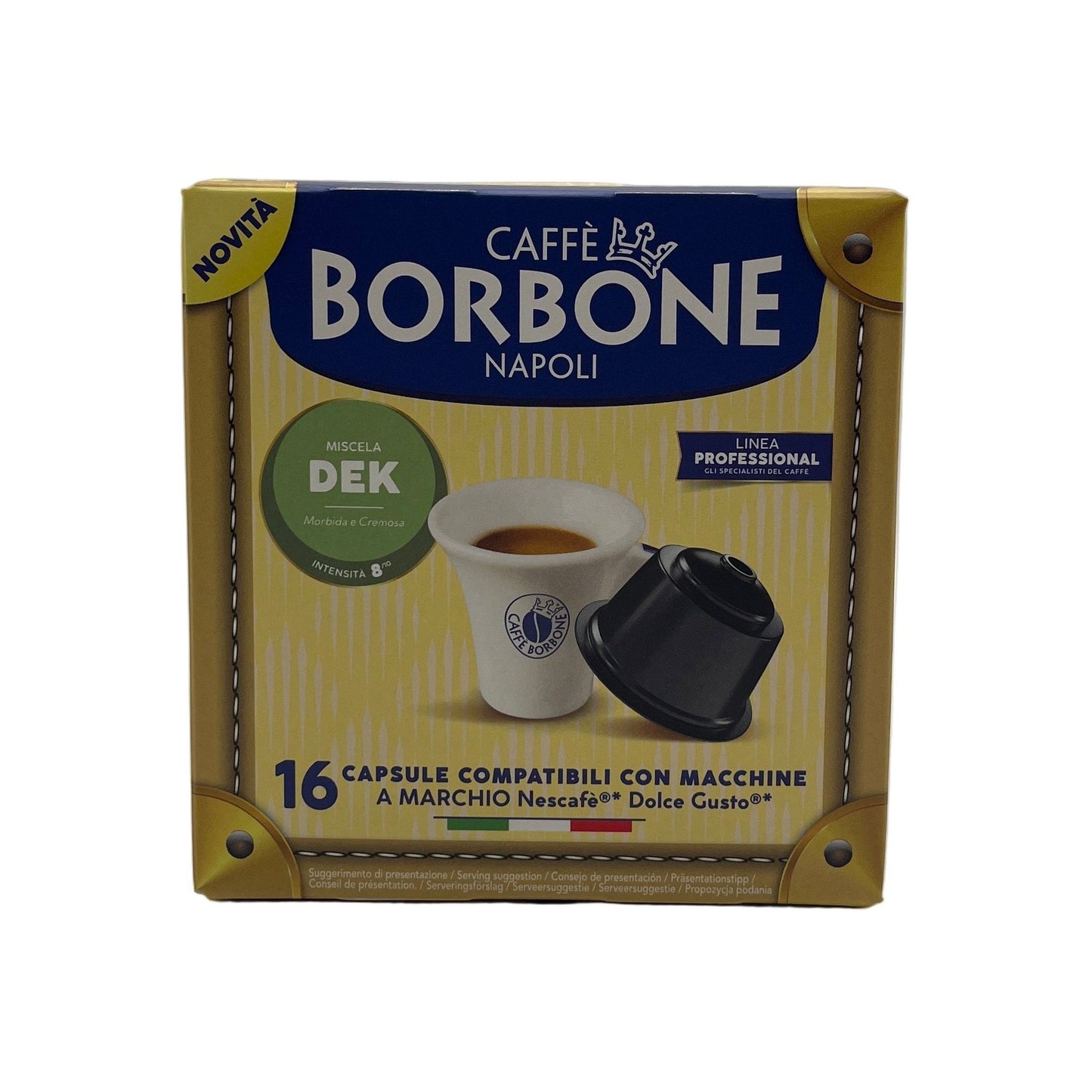 Borbone compatibili Dolce Gusto®* Decaffeinato 16 capsule