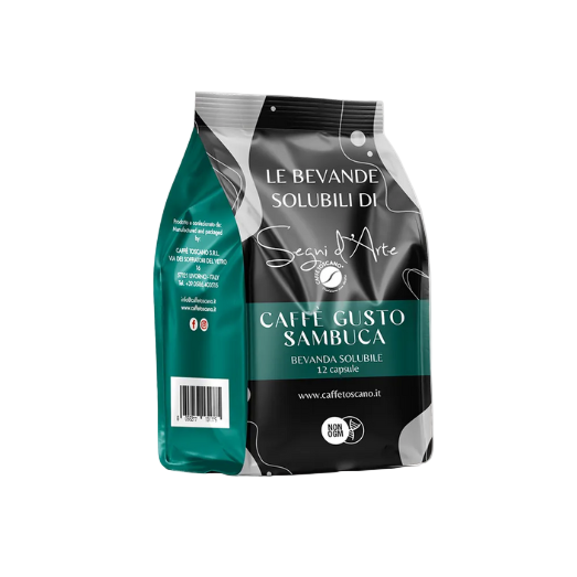 Capsule Caffè Segni d’Arte Caffe alla Sambuca confezione da 12 capsule