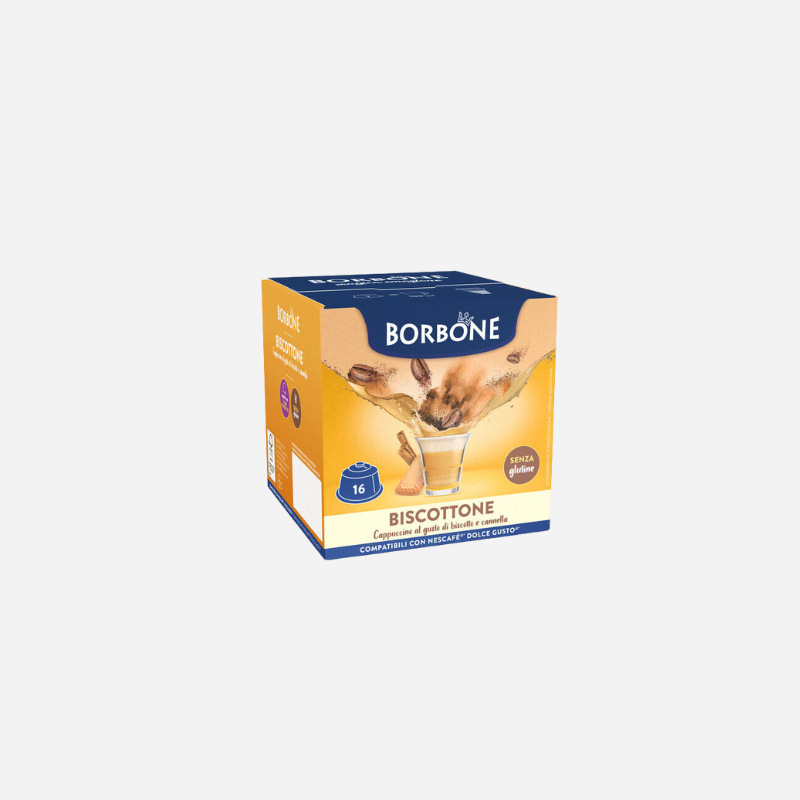16 Capsule Borbone Compatibili Dolce Gusto* - Biscottone
