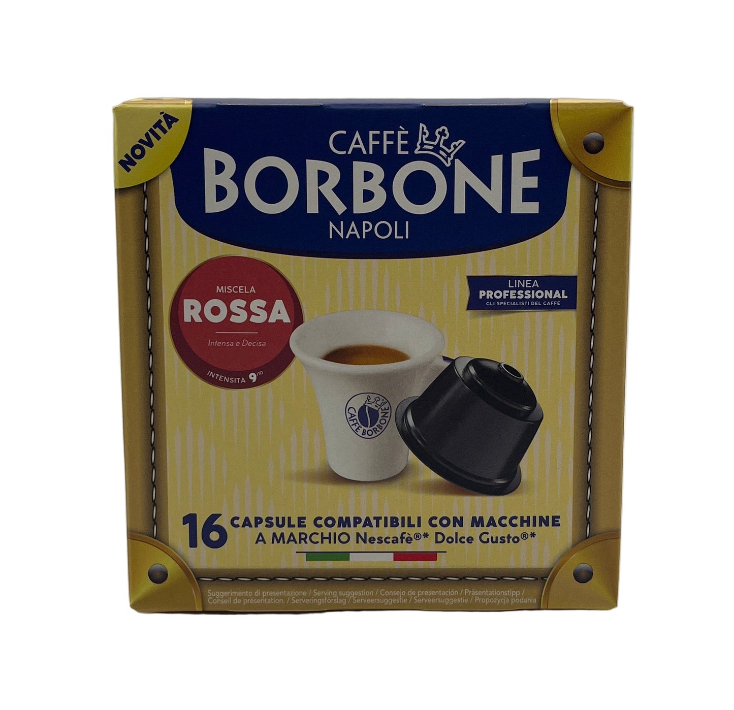 Borbone compatibili Dolce Gusto®* Miscela Rossa 16 capsule