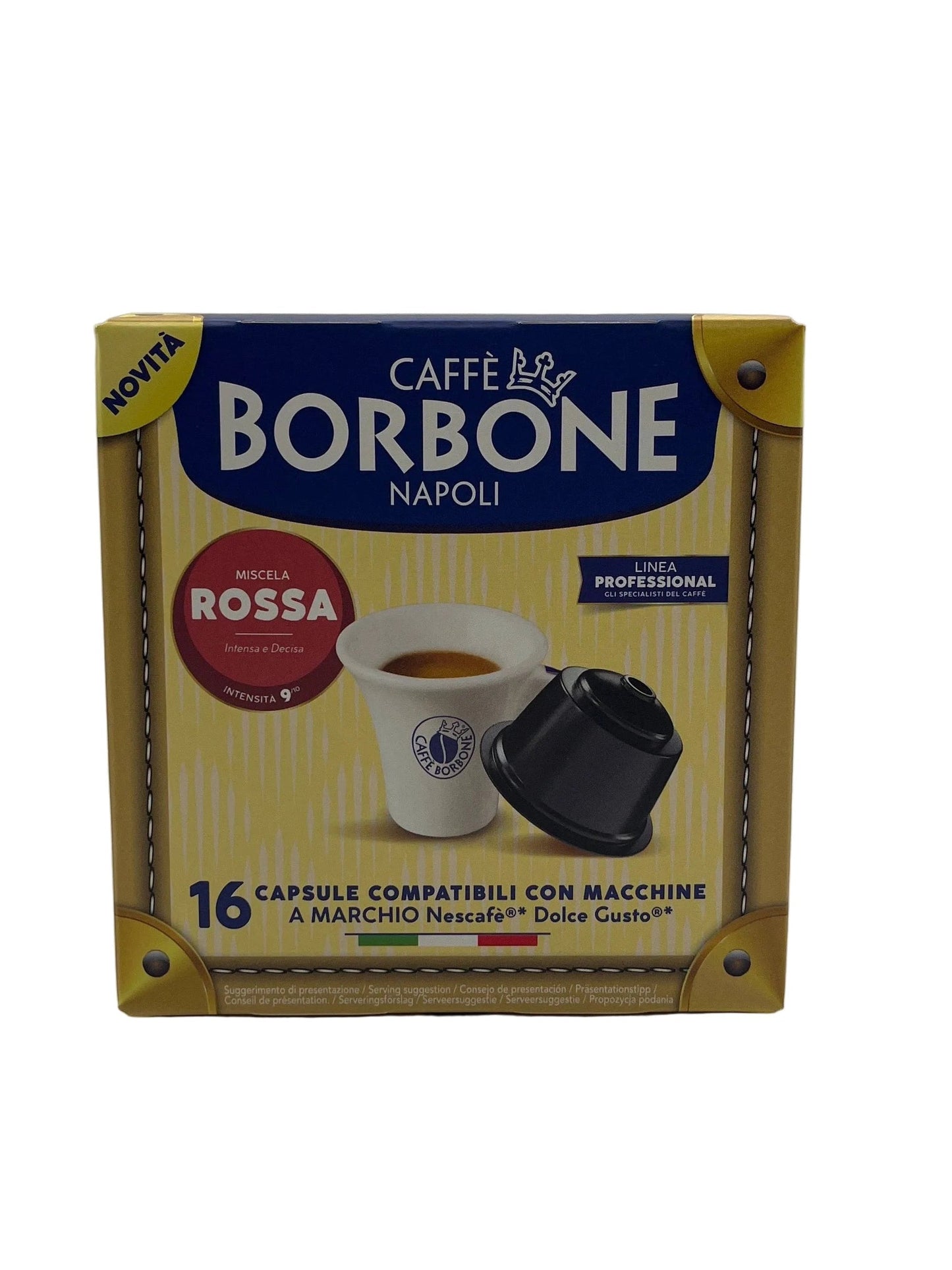 Borbone compatibili Dolce Gusto®* Miscela Rossa 16 capsule