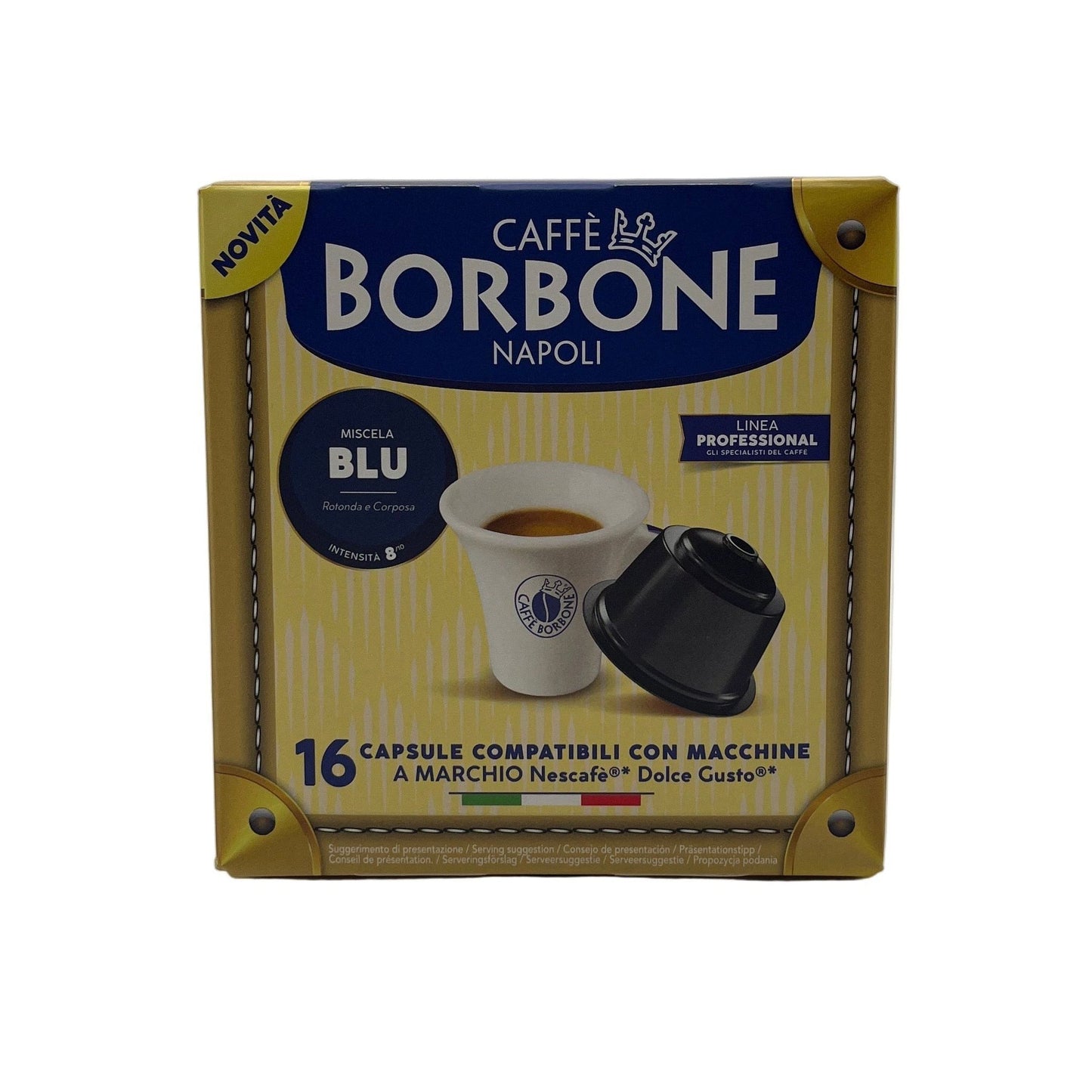 Borbone compatibili Dolce Gusto®* Miscela Blu 16 capsule