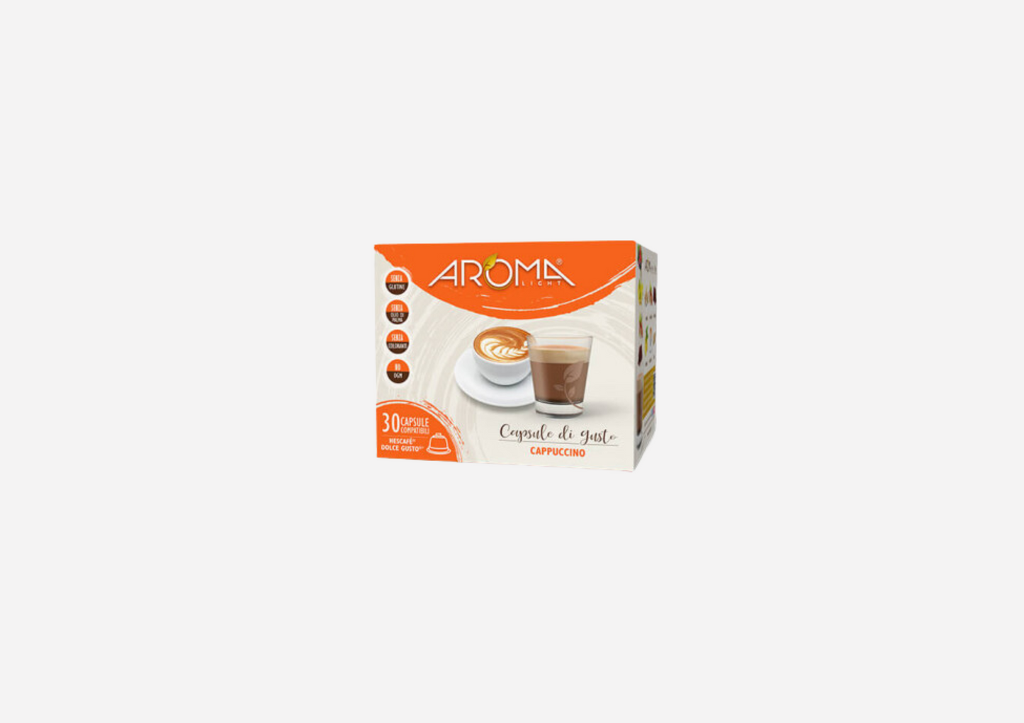 AROMA Cappuccino - 30 Capsule Compatibili Dolce Gusto*