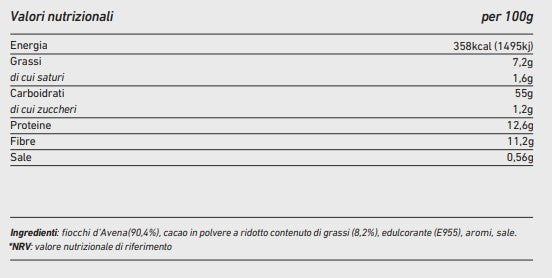NAC Nutrition Fiocchi di Avena Vegan 1 Kg