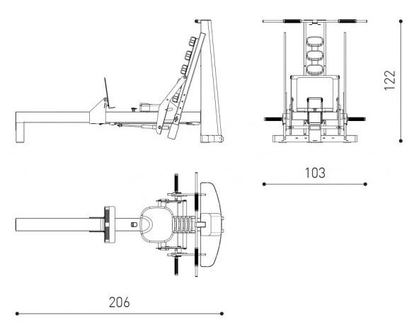 Attrezzature Fitness - Flexibility - FLEXIBILITY MACHINE