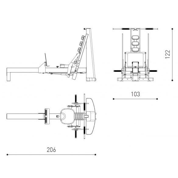 Attrezzature Fitness - Flexibility - FLEXIBILITY MACHINE
