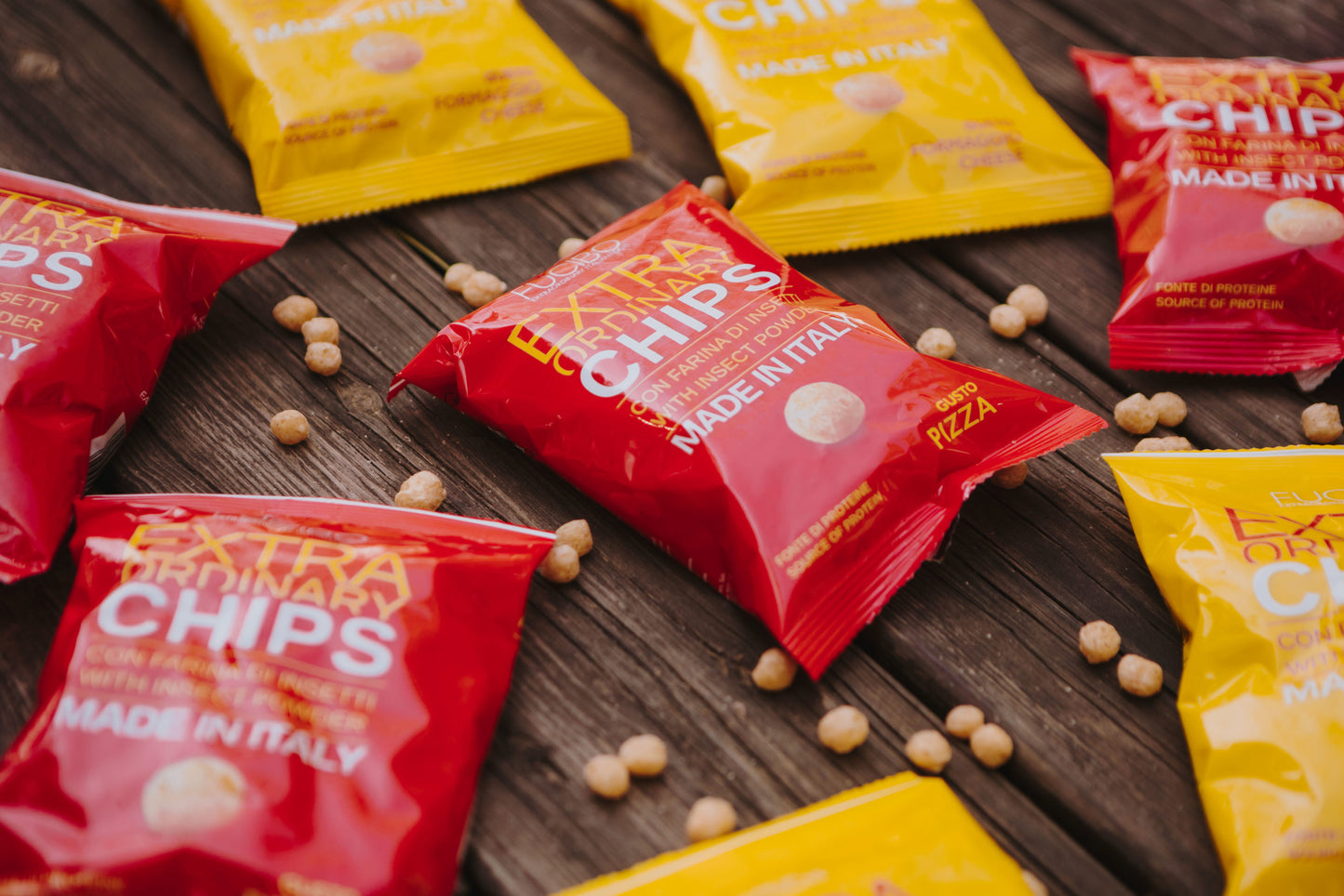 FUCIBO - CHIPS DI MAIS CON FARINA DI INSETTI - 25 GRAMMI