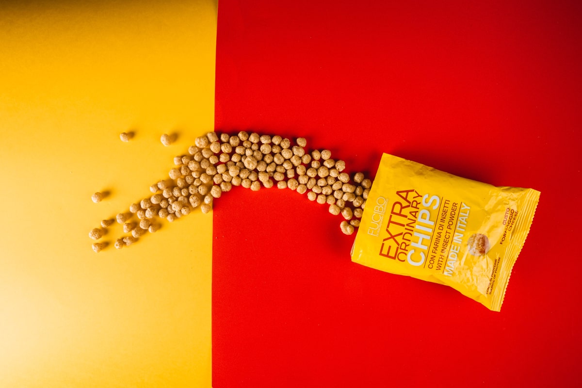 FUCIBO - CHIPS DI MAIS CON FARINA DI INSETTI - 25 GRAMMI