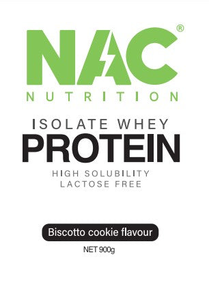 NAC Nutrition - ISOLATE Whey Protein - 900 grammi