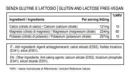NAC Nutrition - Mag+Potassio+Calcio - 300 grammi