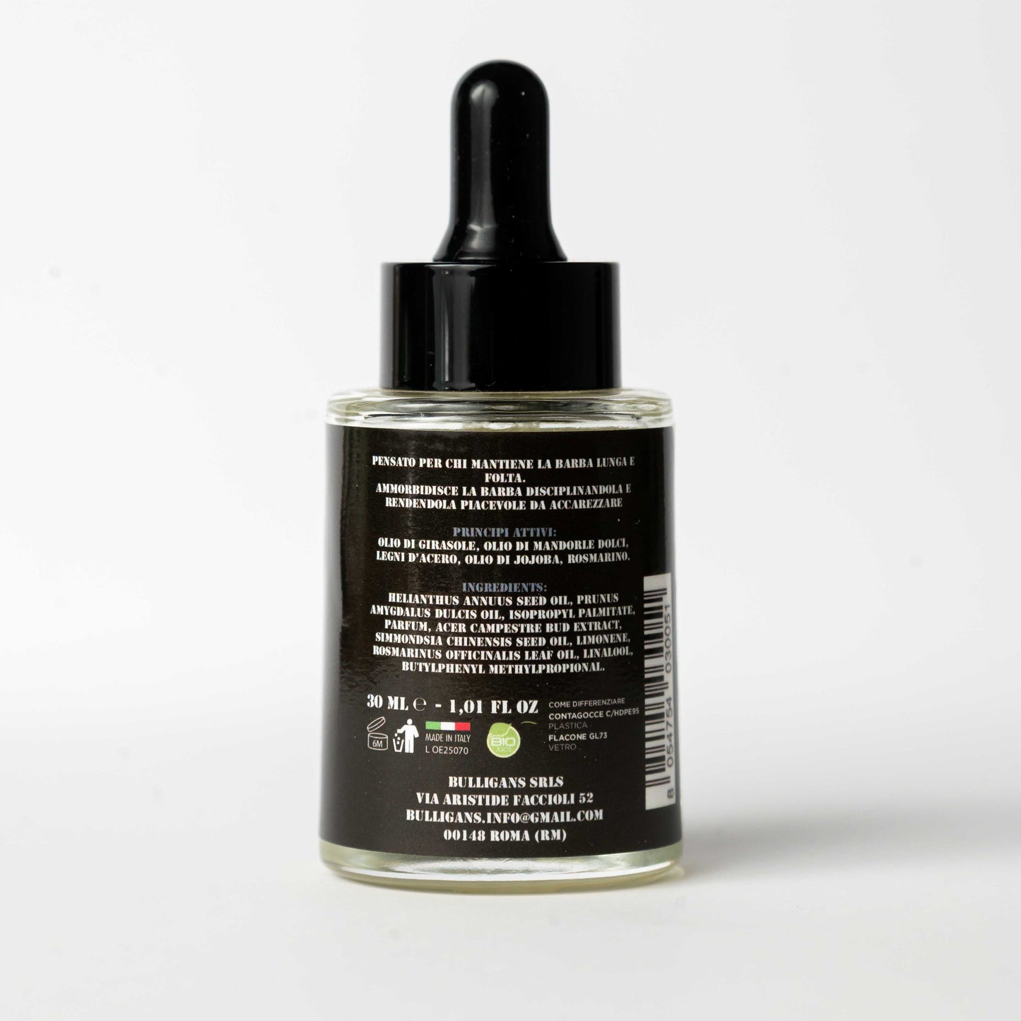 OLIO DA BARBA - profumazione fresca silver mountain