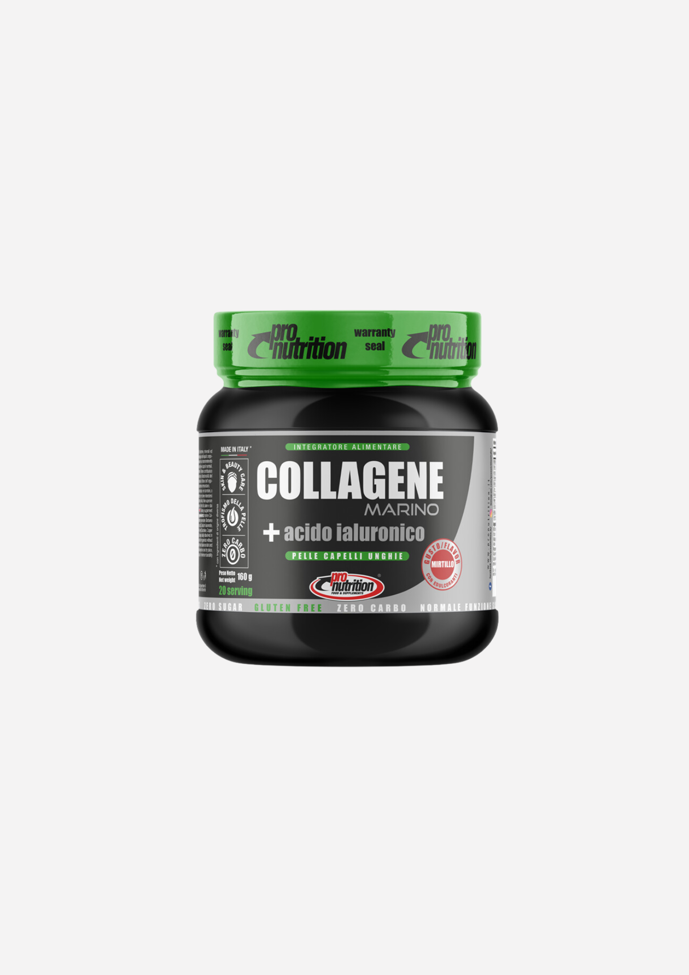 Pro Nutrition - COLLAGENE MARINO+ACIDO IALURONICO 160G