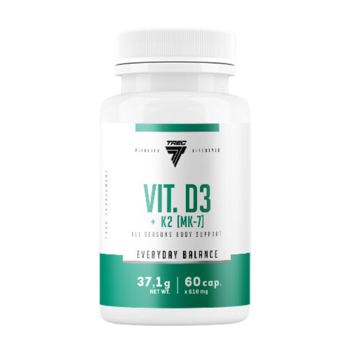 TREC NUTRITION - Vitamina D3 + K2 (MK-7) - 60 compresse