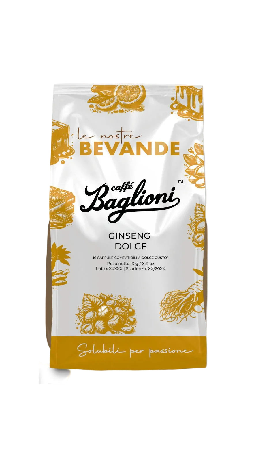 Caffè Baglioni Ginseng Dolce - Dolce Gusto* 8 Cps