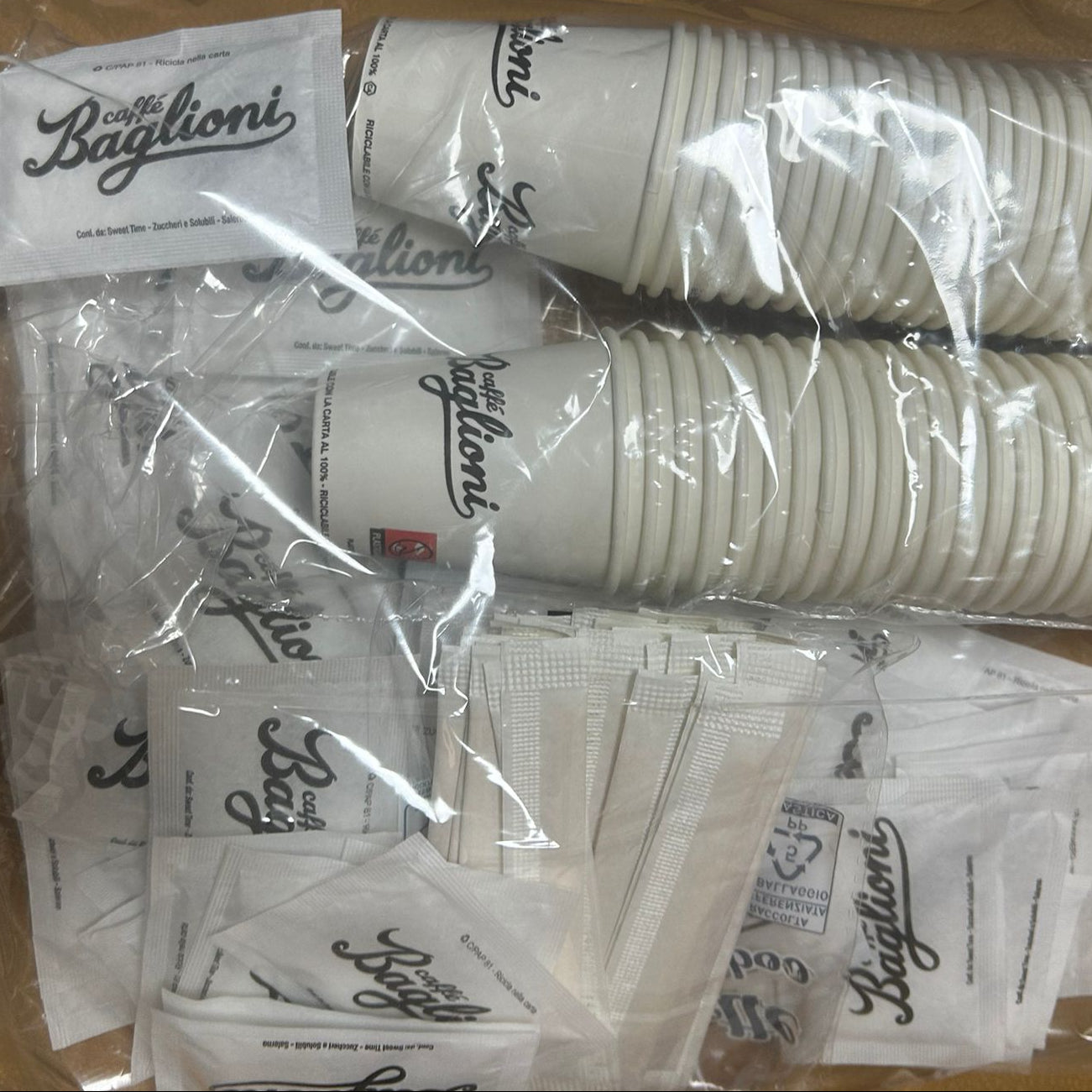 Caffè Baglioni - Kit accessori 50 Pz
