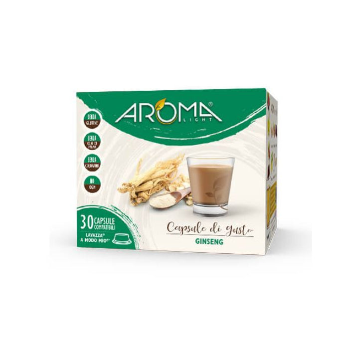 AROMA Caffè Ginseng 30 Capsule Compatibili A Modo Mio*