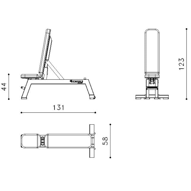 Attrezzature Fitness - HUMAN BENCH
