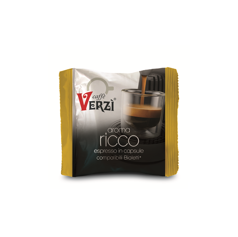 100 capsule compatibili Bialetti Verzi gusto aroma ricco