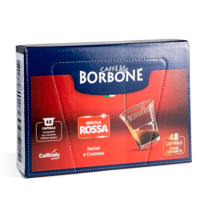 Caffitaly®* - Miscela ROSSA Caffè Borbone confezione da 48 capsule