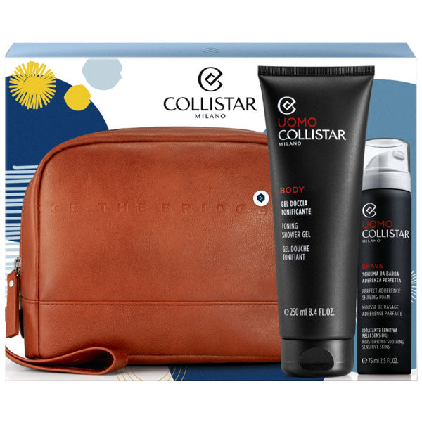 COLLISTAR UOMO COFANETTO GEL DOCCIA + SCHIUMA DA BARBA