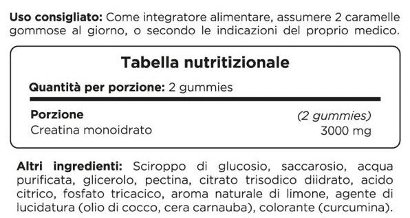 NAC Nutrition Creatina Gummies 1.5 grammi