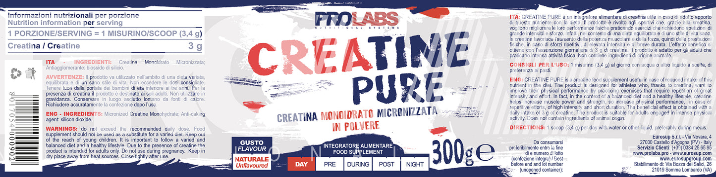 Prolabs - Creatine Pure - 300 Grammi