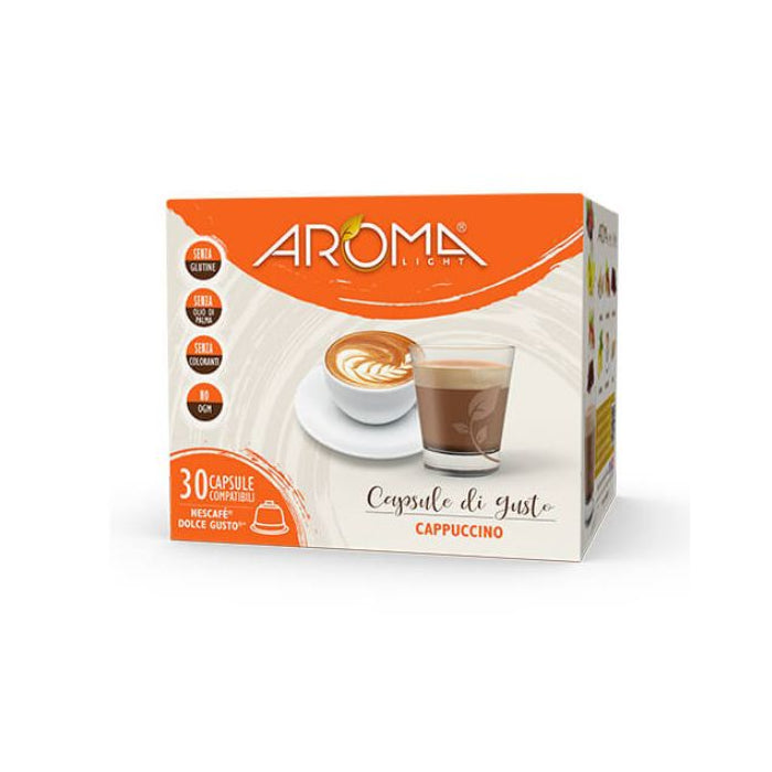 AROMA Cappuccino 30 Capsule Compatibili Dolce Gusto*