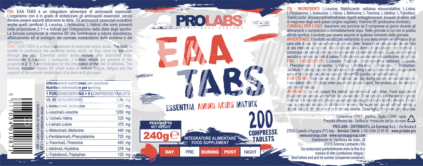 Prolabs EAA TABS - 200 Compresse