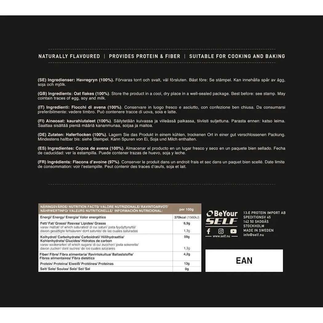 Self Omninutrition Fiocchi di Avena Vegan 1 Kg