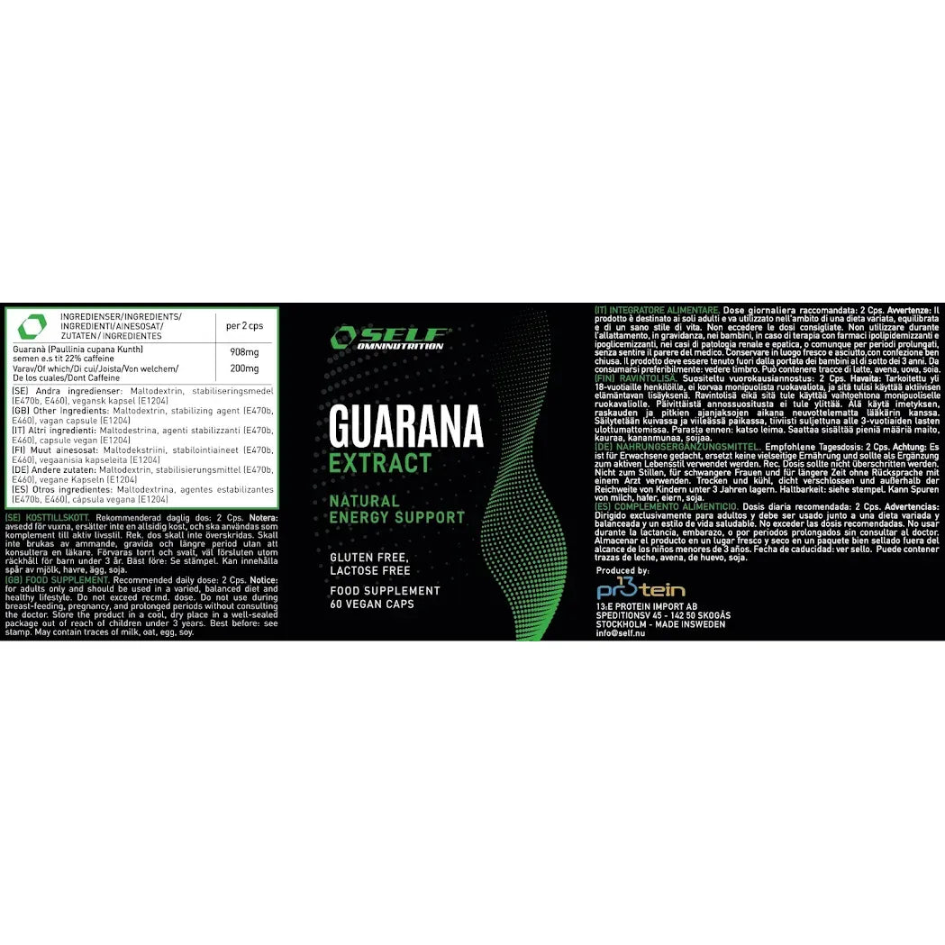 Self Omninutrition Guarana 60 compresse
