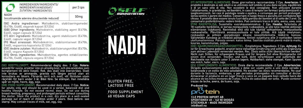 Self Omninutrition - NADH - 60 compresse