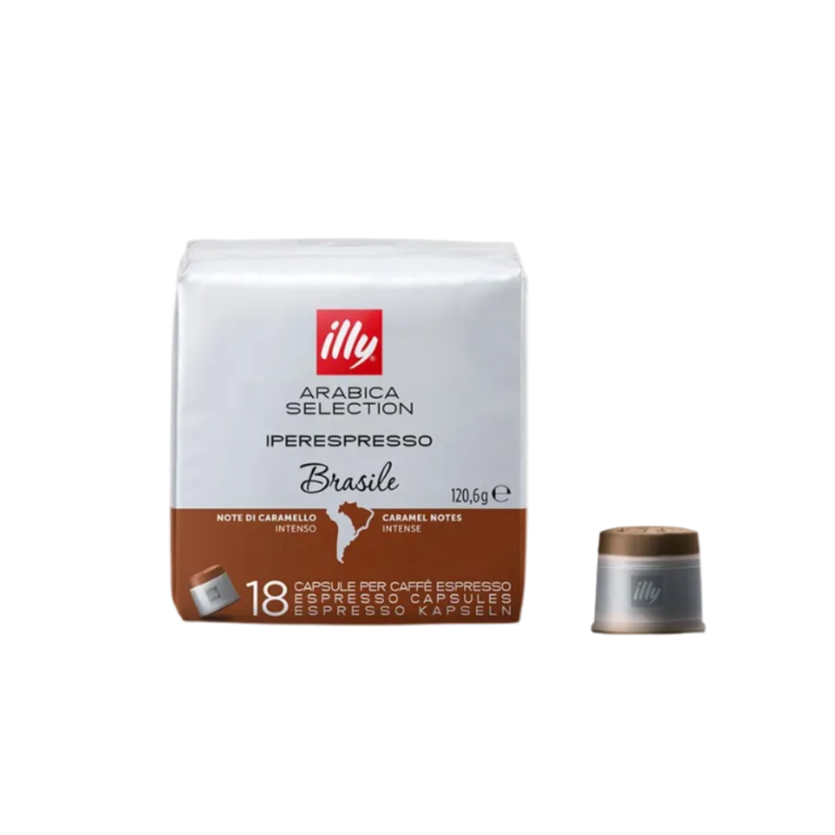 Illy - Caffè in Capsule Iperespresso Arabica Selection Brasile - 18 capsule