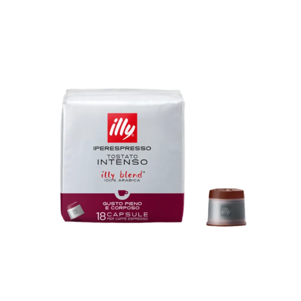 Illy - Caffè in Capsule Iperespresso tostato INTENSO - 18 capsule