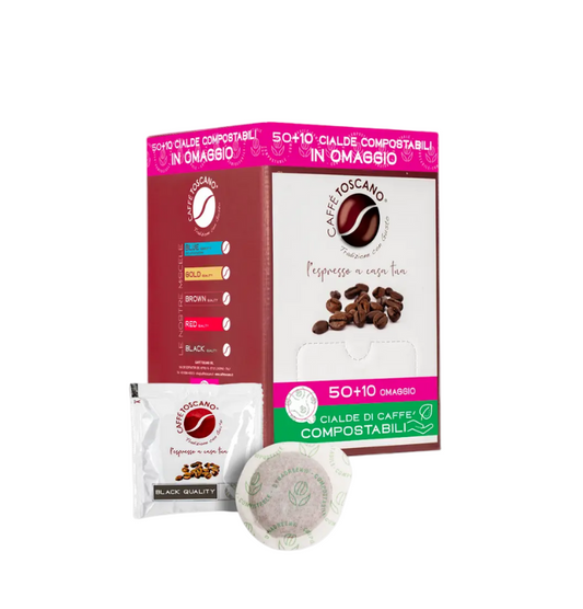 Cialde Caffè Toscano Black Quality - 50 cialde