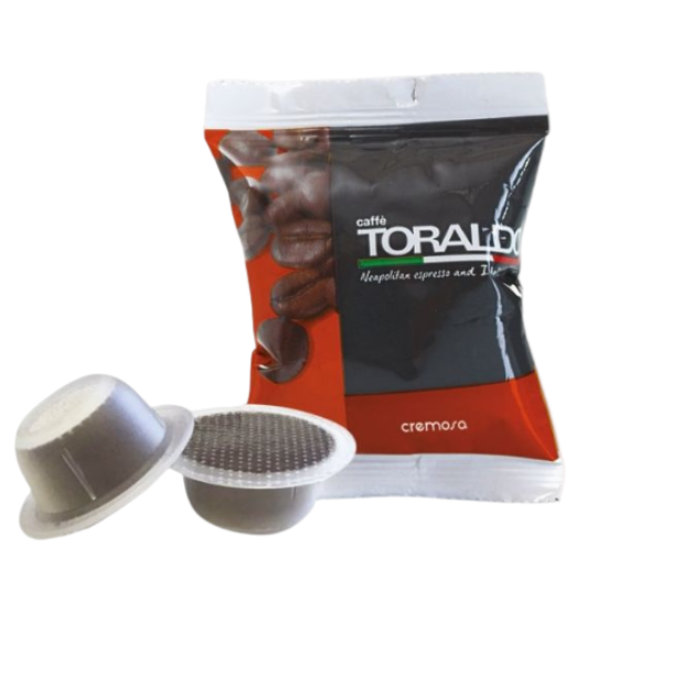 Caffe Toraldo - Capsule Compatibili Bialetti* - Miscela Cremosa - 100 capsule