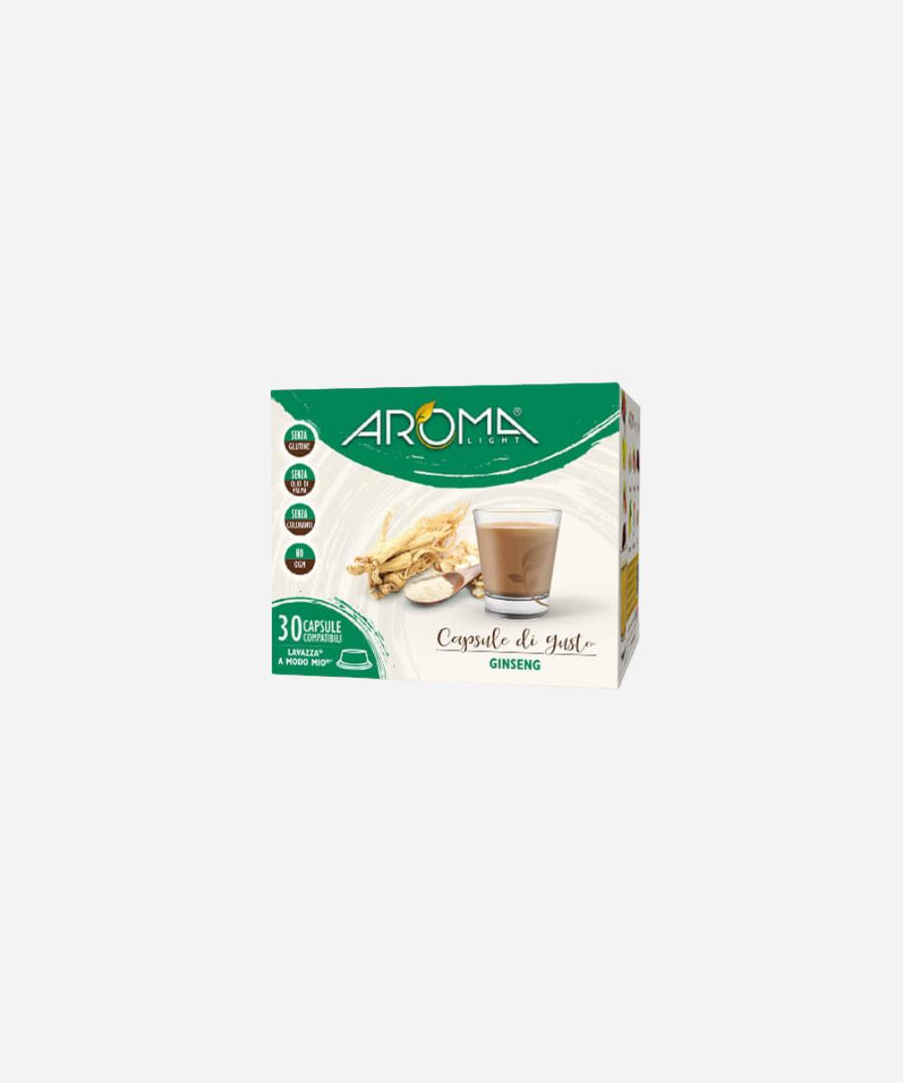AROMA Caffè Ginseng - Capsule Compatibili A Modo Mio*