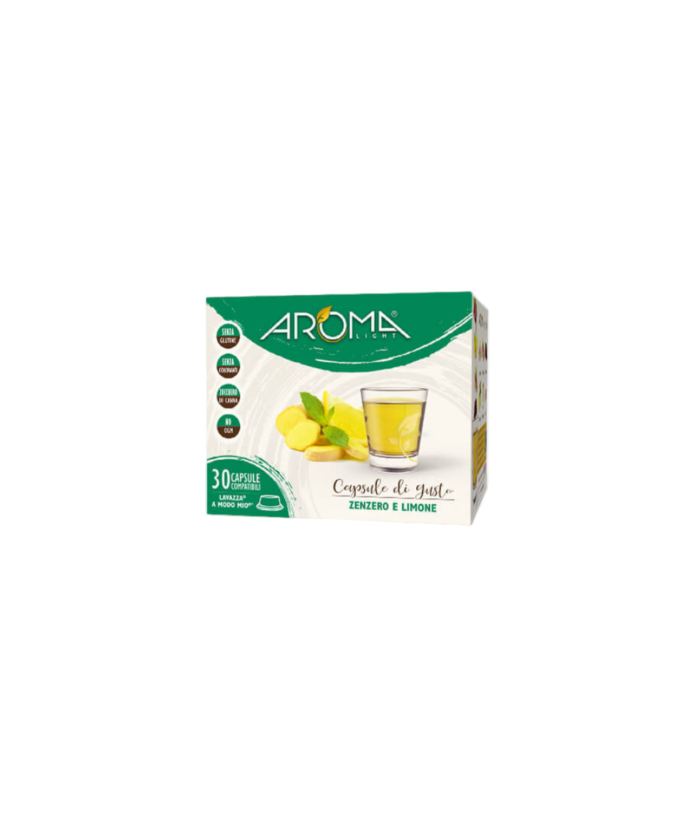 AROMA Zenzero e Limone - Capsule Compatibili A Modo Mio*