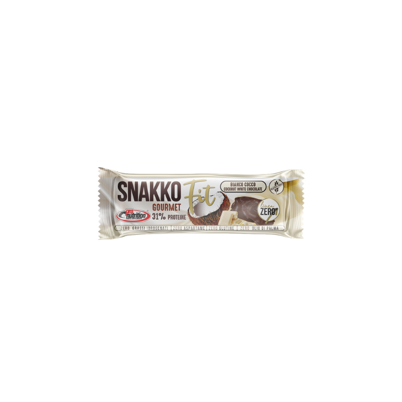 BARRETTA SNAKKO FIT CIOCCOLATO BIANCO E COCCO