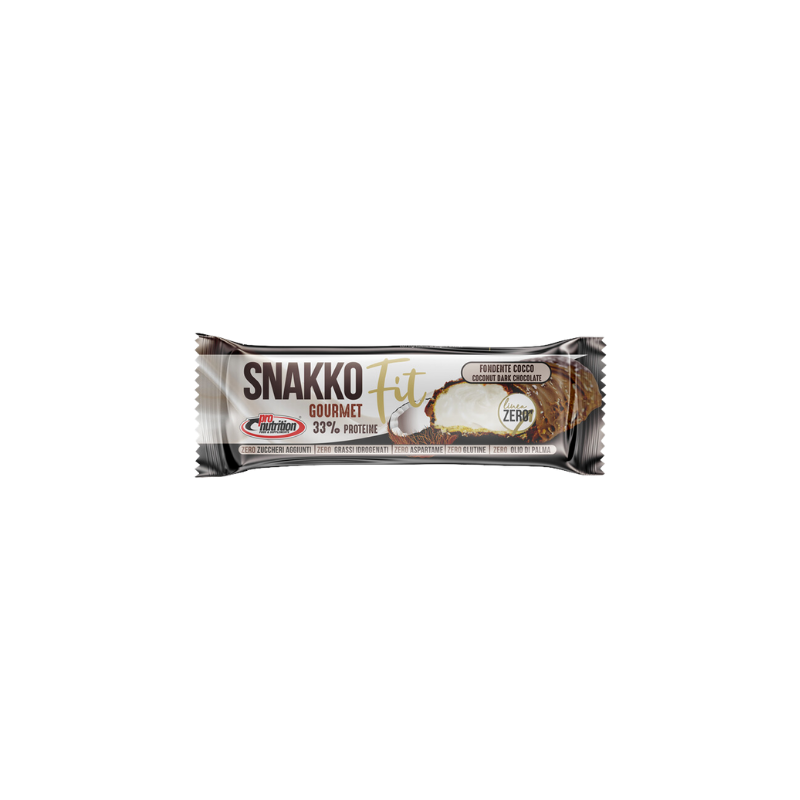 BARRETTA SNAKKO FIT FONDENTE E COCCO