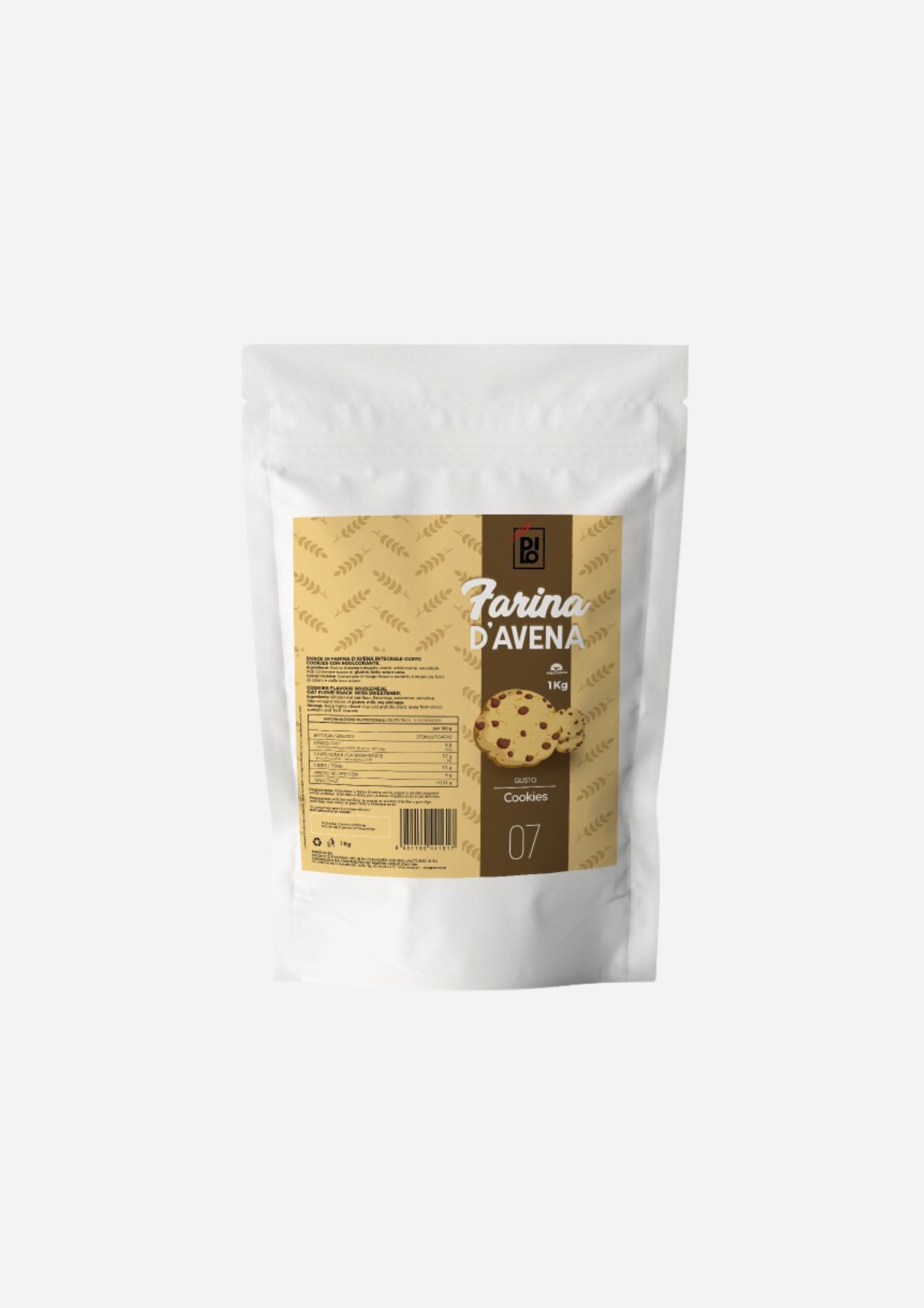 DILO-  Farina D'Avena Aromatizzata - 1 Kg