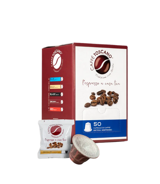 Caffè Toscano Gold Quality Compatibili Nespresso®* - 50 capsule