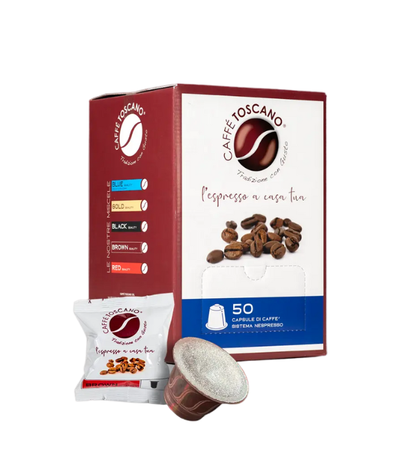 Caffè Toscano Brown Quality Compatibili Nespresso®* - 50 capsule