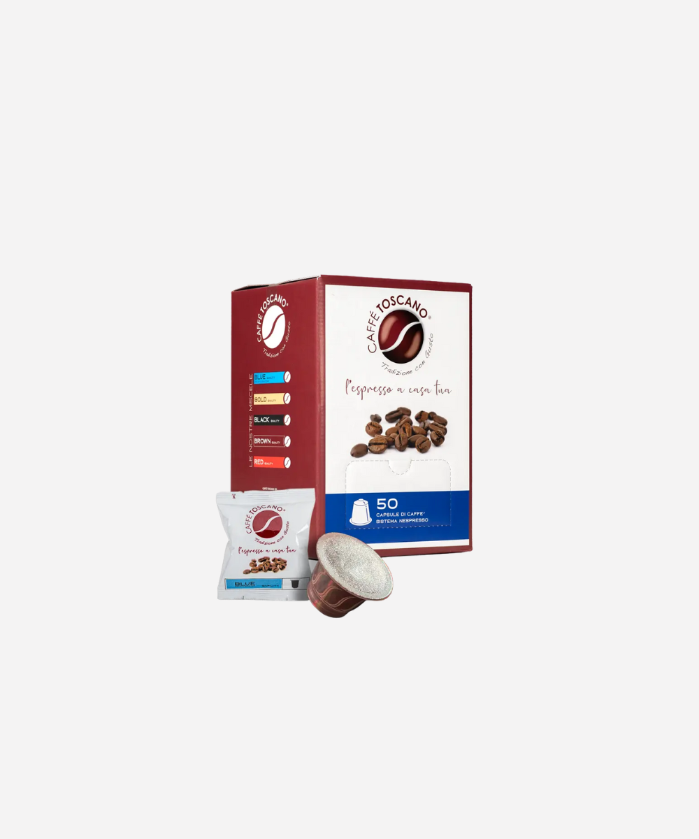 Caffè Toscano Blue Quality Dek Compatibili  Nespresso®* - 50 capsule