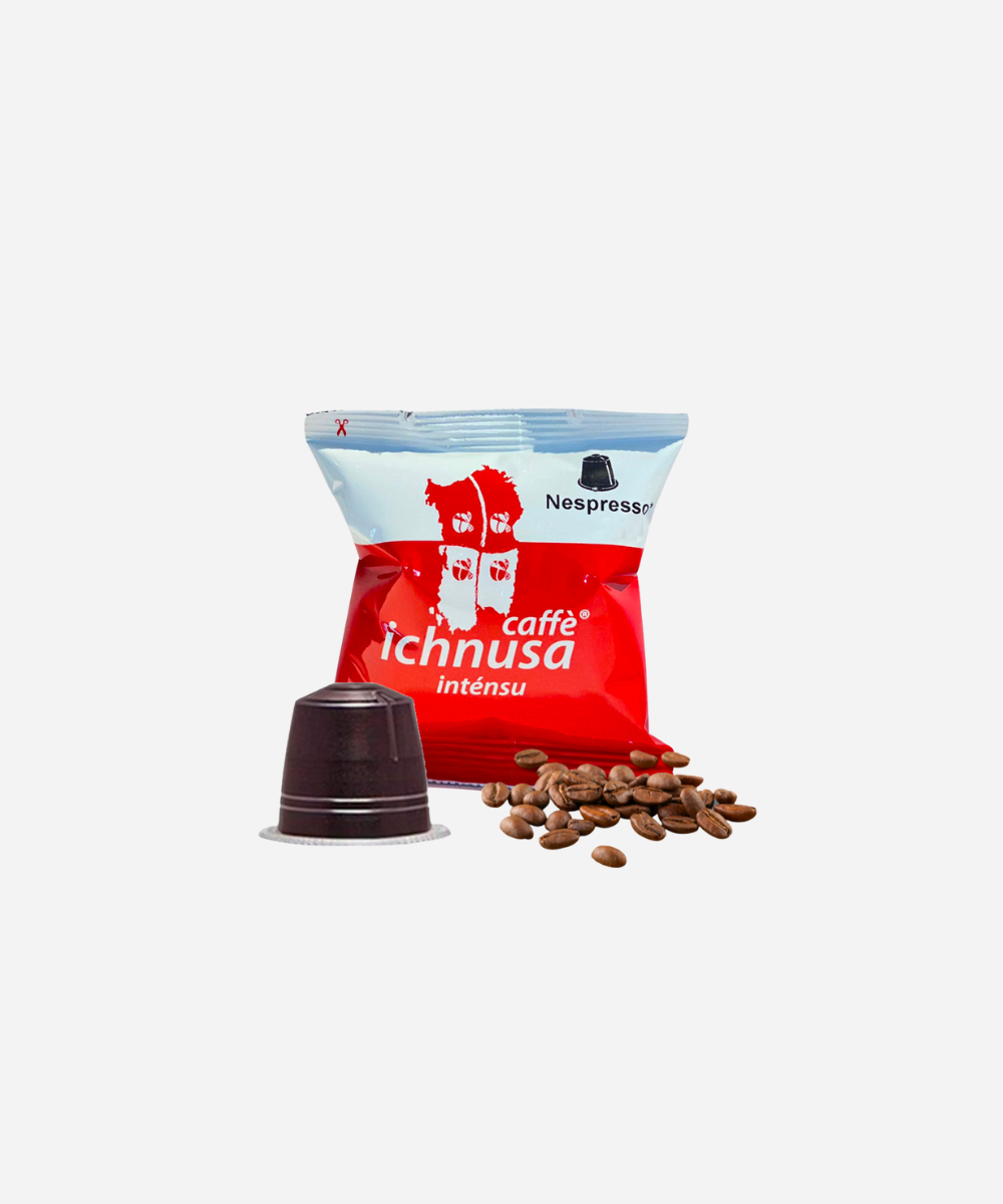 Caffè ICHNUSA - INTENSU - CAPSULE COMPATIBILI CON MACCHINE A MARCHIO Nespresso®* - 50 capsule