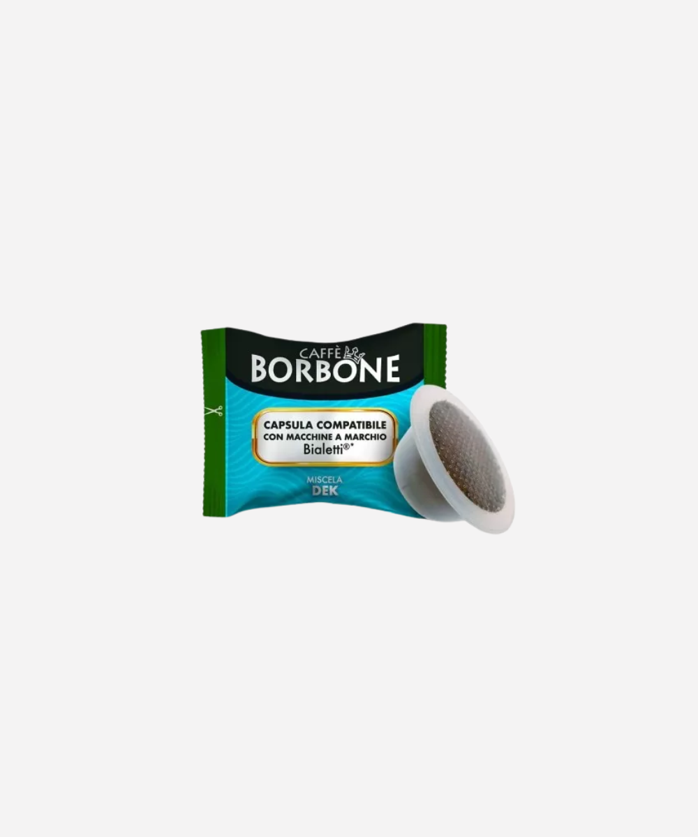 Borbone Miscela DECAFFEINATO Compatibili Bialetti * - 100 capsule