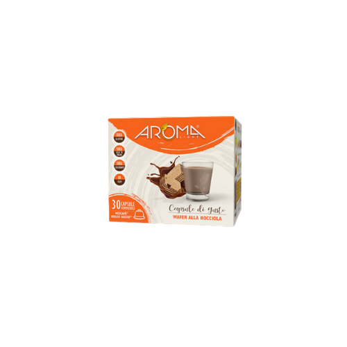 AROMA Wafer alla Nocciola - Capsule Compatibili Dolce Gusto*