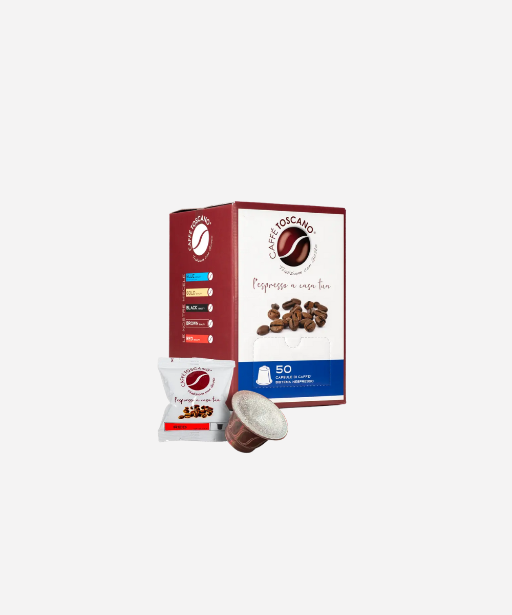 Caffè Toscano Red Quality - Compatibili Nespresso®* - 50 capsule