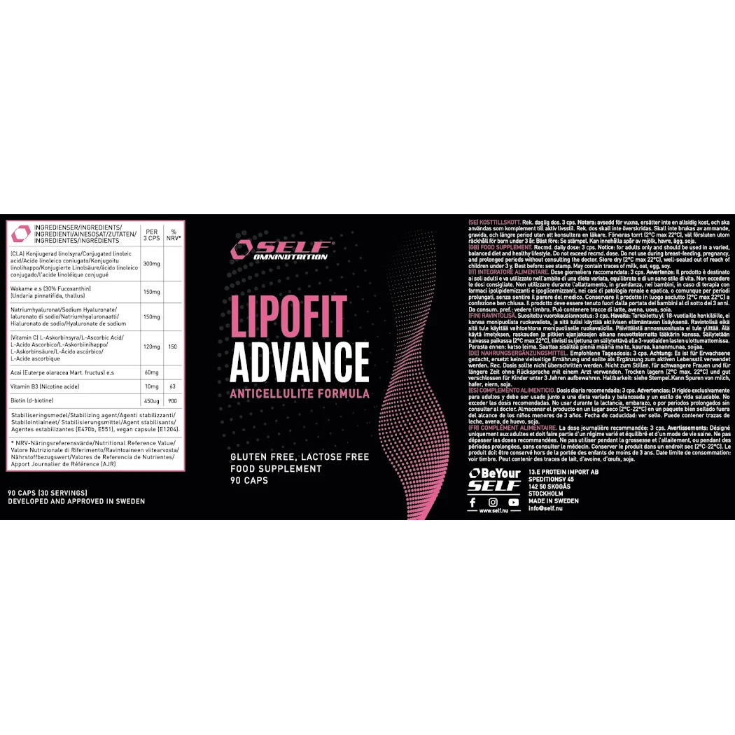 Self Omninutrition Lipofit Advance 90 compresse